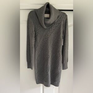 Banana Republic Heritage Gray Cable Knit Sweater